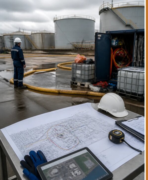 Разработка плана ликвидации разливов нефти в Златоусте